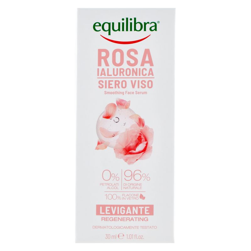 Equilibra Rosa Hyaluronica Smoothing Face Serum 30 Ml
