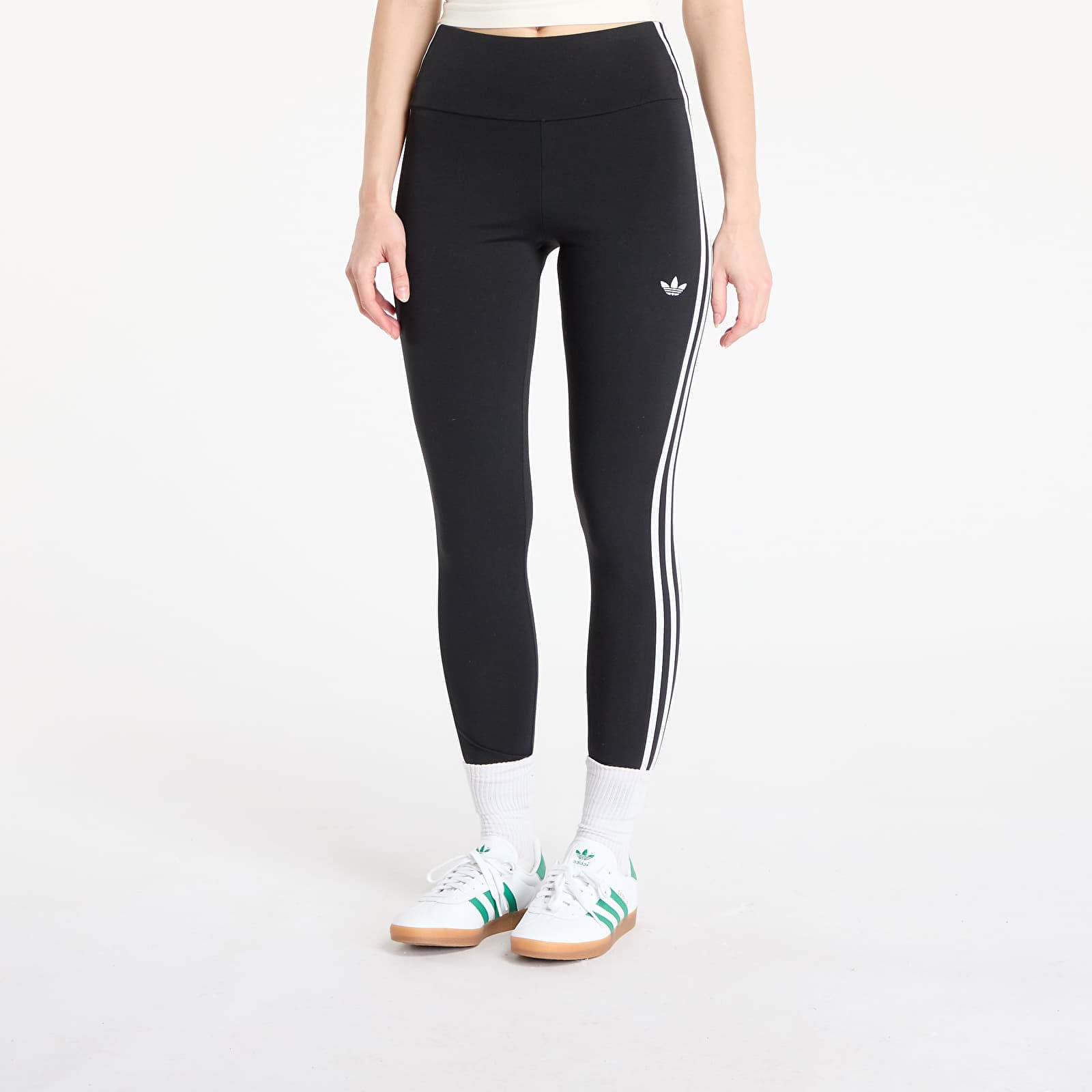 Leggingsit adidas Adicolor 3-Stripes Leggings Black- White M