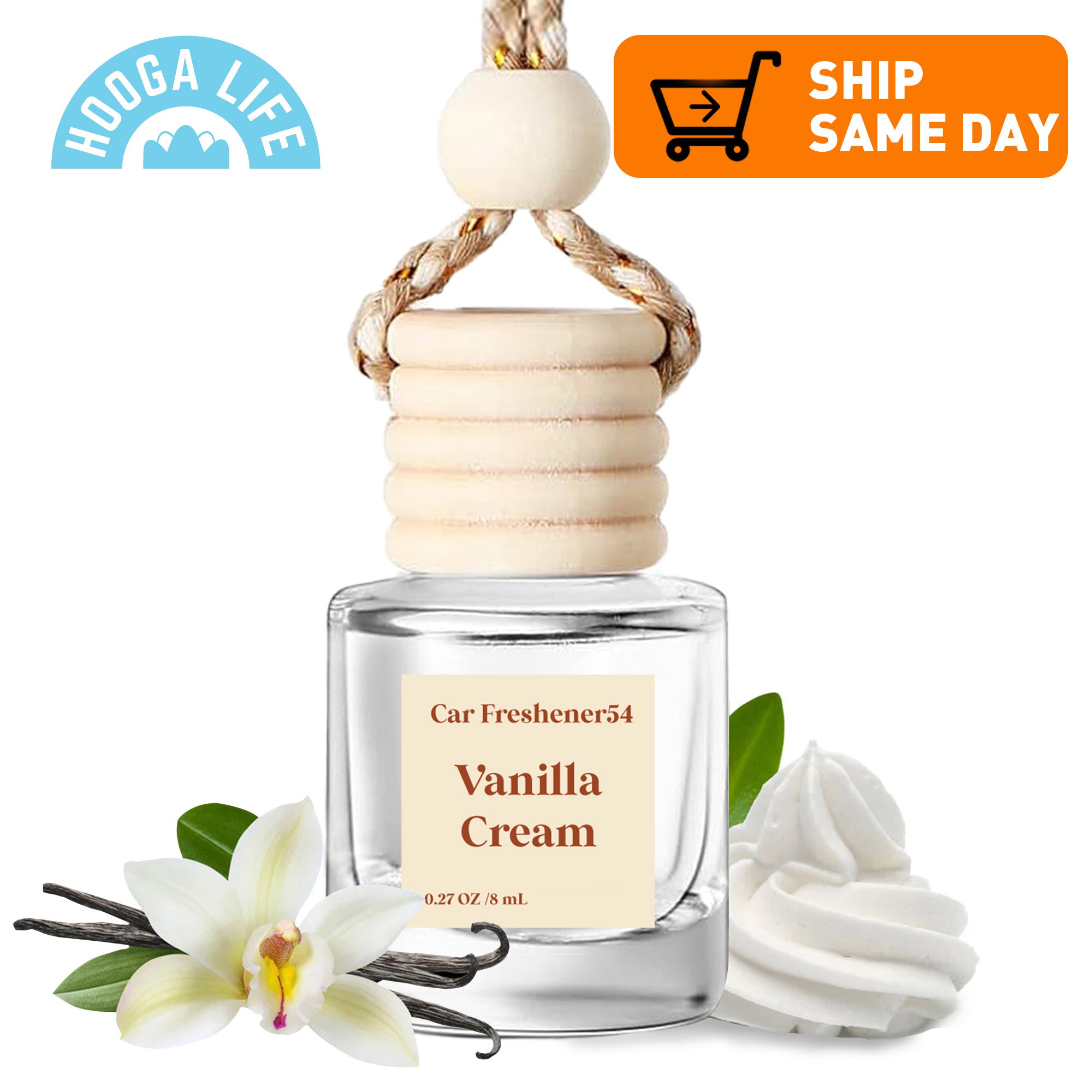 TEMU Hoogalife Car Air Freshener Diffuser Choose From Multi Scents,hanging Car Diffuser,car Decor Accessory, Long Lasting. Choose 1 Bottle Bottles.