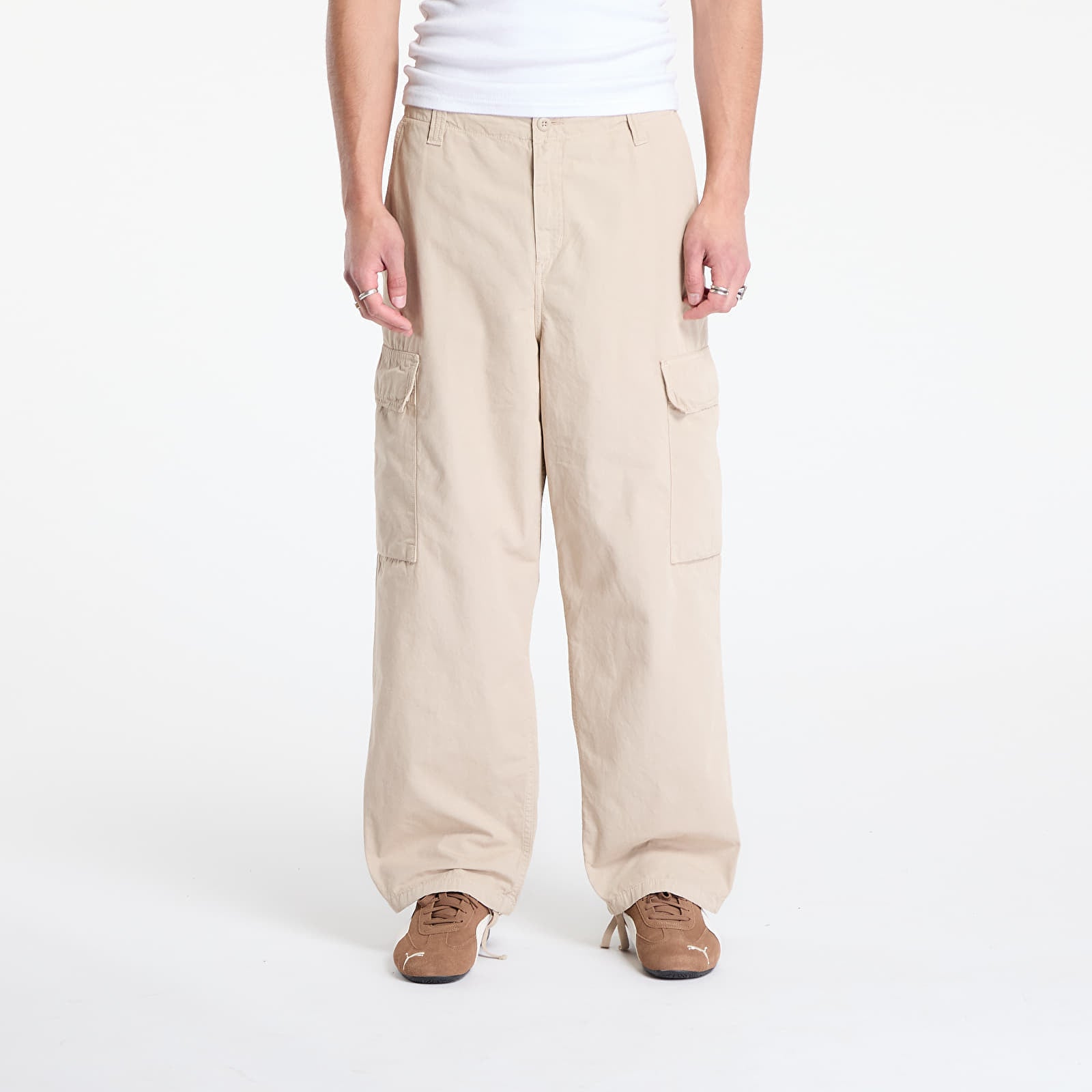 Housut Carhartt WIP Kade Cargo Pant Wall Garment Dyed 32
