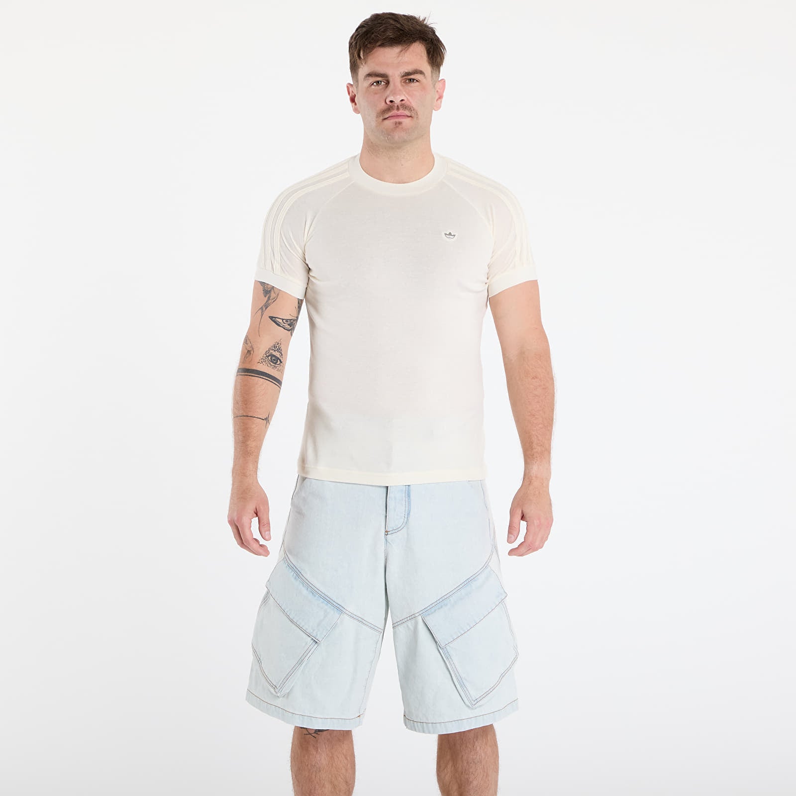 T-shirt adidas Premium Cali T-Shirt Cream White XXL