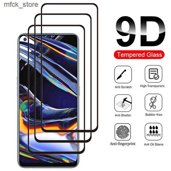 Cell Phone Protectors Cover Full Glue Tempered Pro Screen Protector For Realme 7 Protective Glass J241202