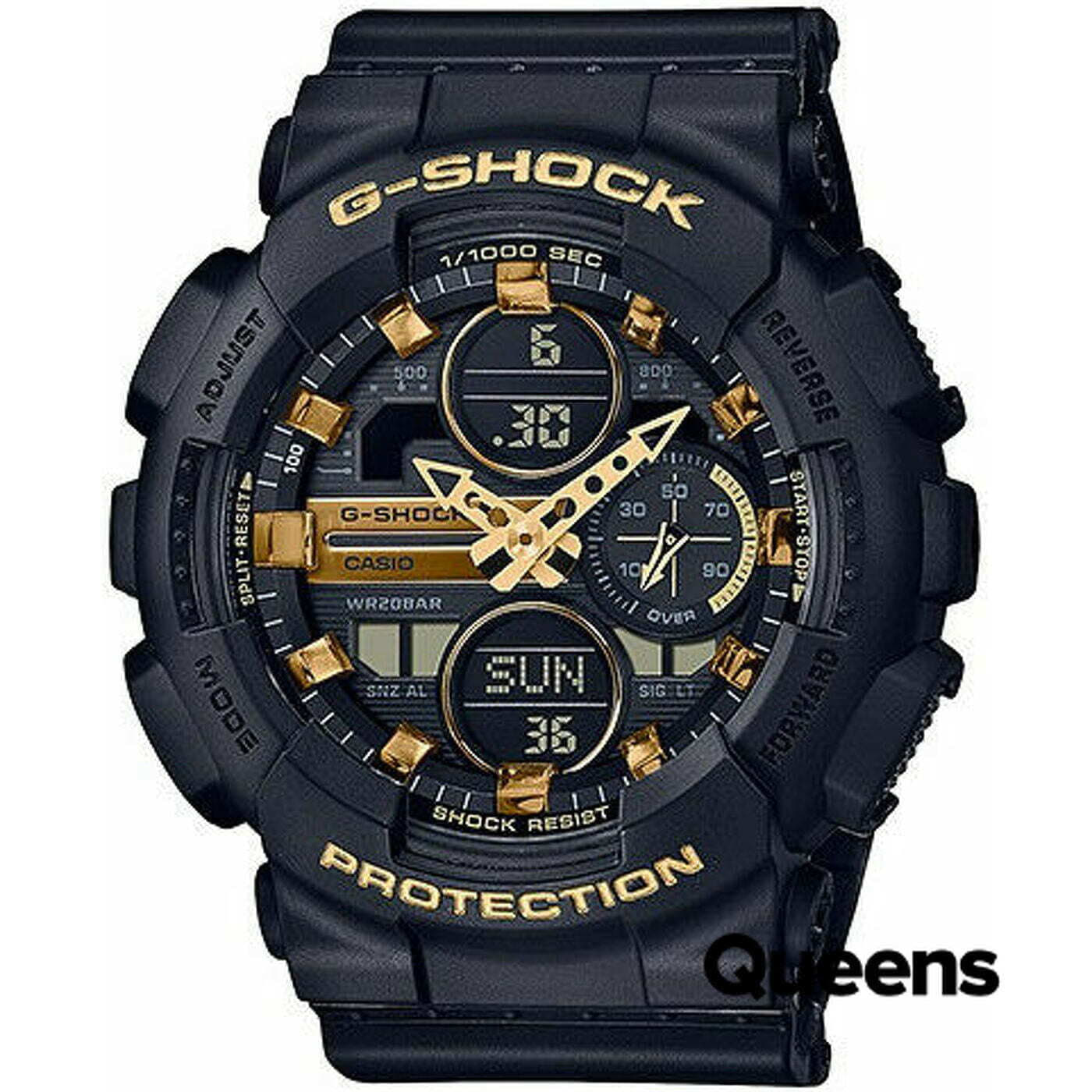 Zegarki Casio G-Shock GMA S140M-1AER "Metallic Markers and Accents" Black- Gold Universal