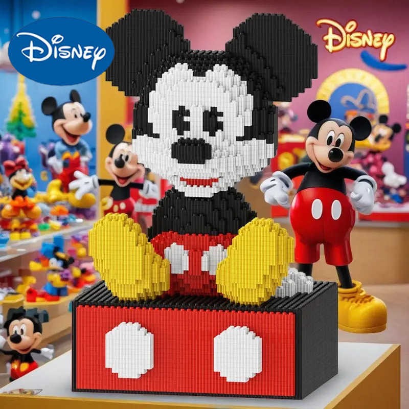 Disney Mickey Drawer Combination Puzzle Ornaments Building Blocks 3D Stereoscopic Puzzle Models Puzzle Toys Birthday Gifts H250925