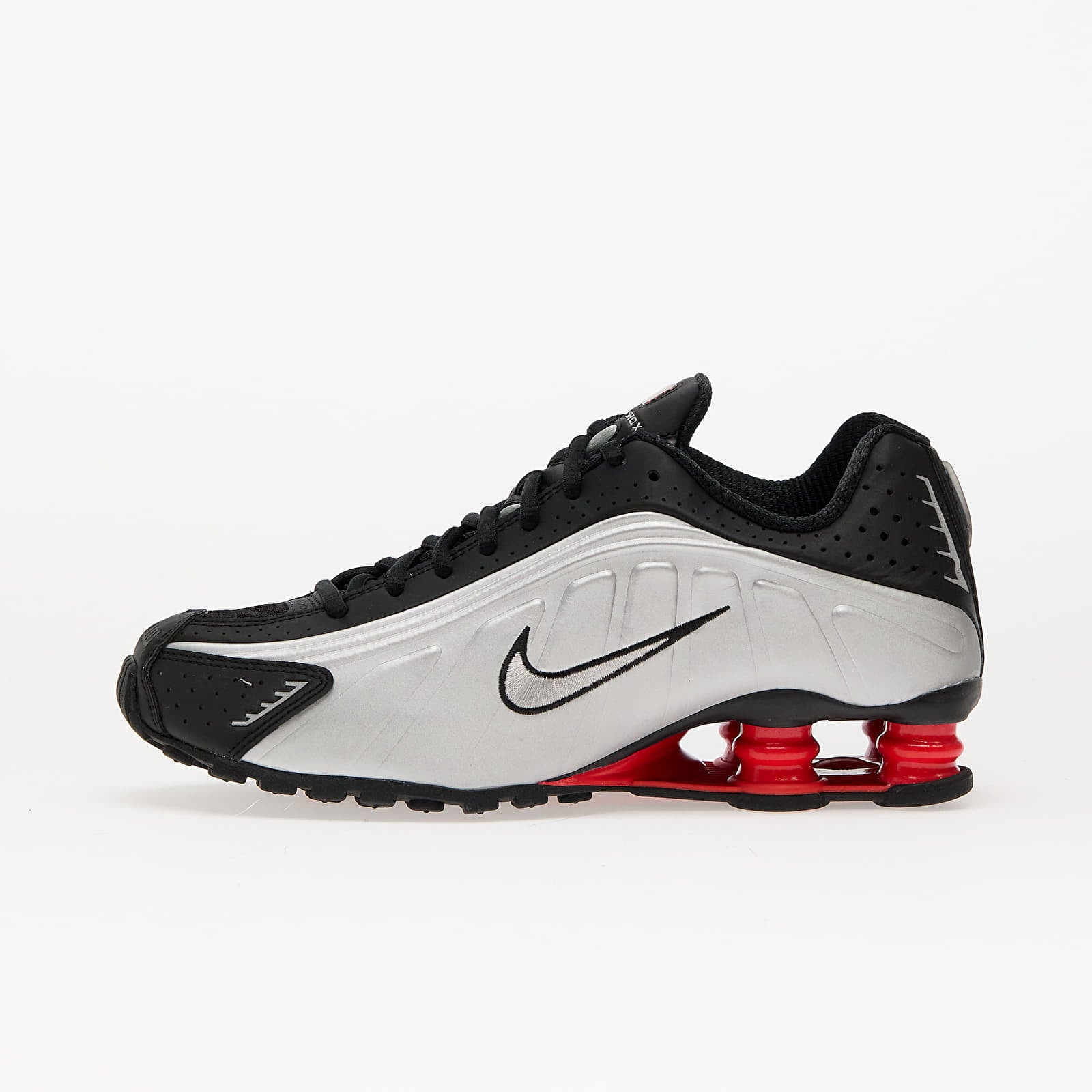 Sneakers Nike Shox R4 Black- Mtlc Silver-Lt Crimson EUR 47