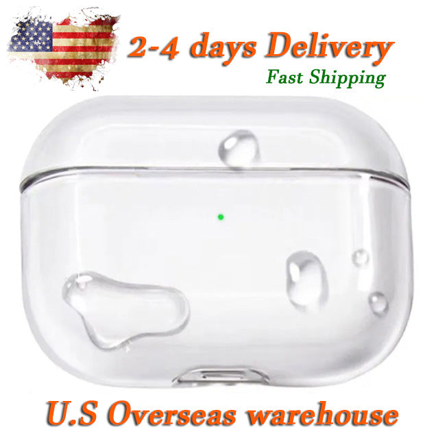 USA Stock For Apple Airpods Pro 2 Air Pods 4 3 Earphones Airpod Bluetooth Headphone Accessories Solid Silicone Cute Protective Case 4th Wireless Cha