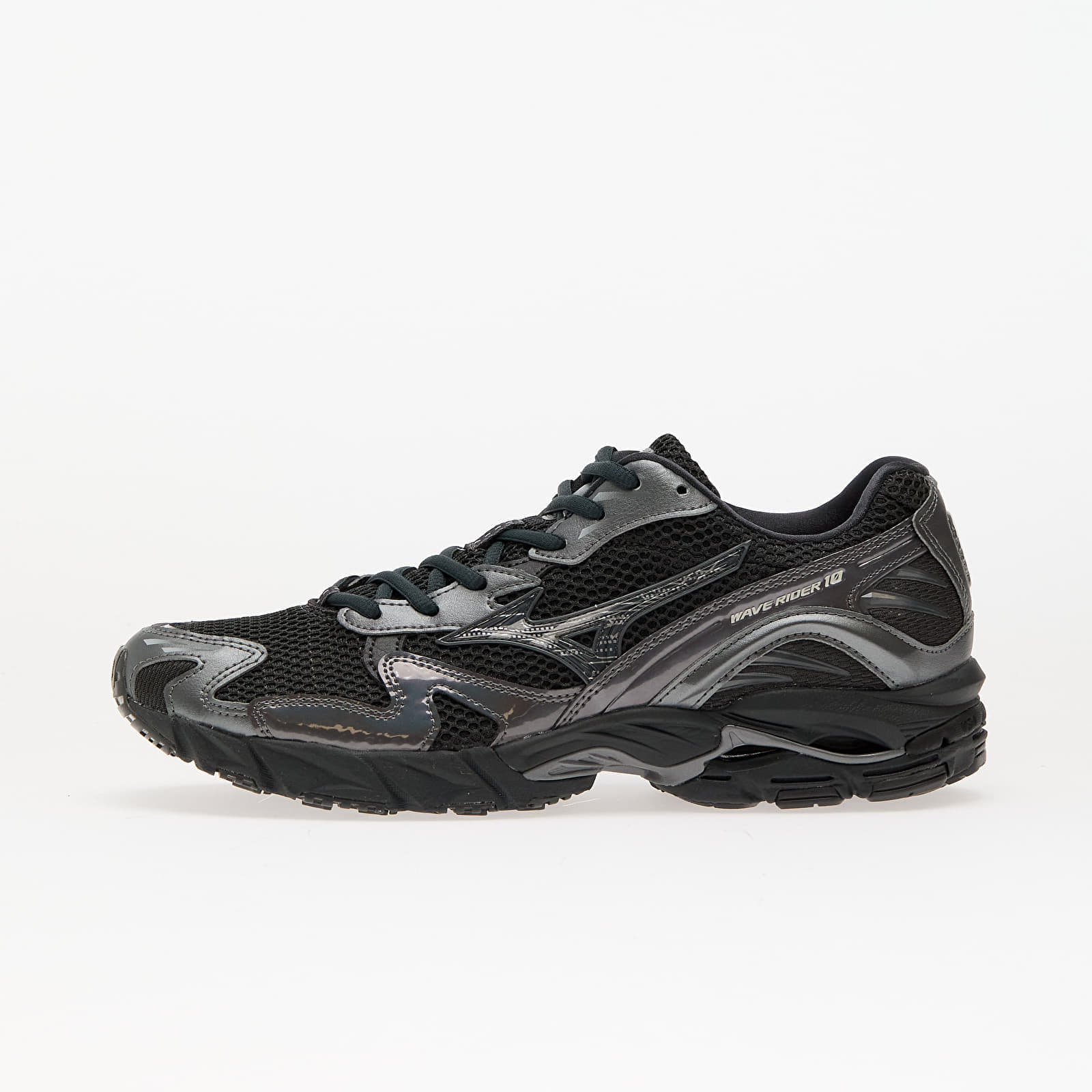 Sneakers Mizuno Wave Rider 10 (U) Black Sand- Black Sand- Metallic Grey EUR 43