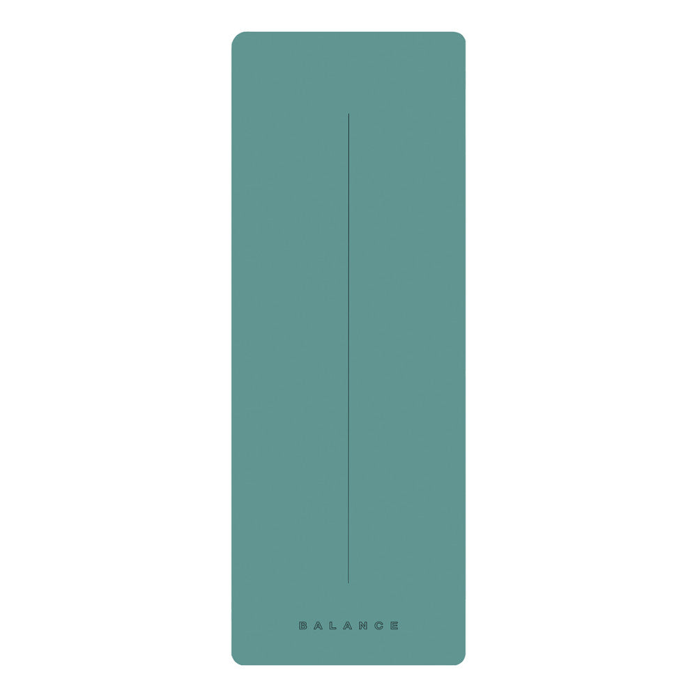 Saltea de yoga Balance verde muștar