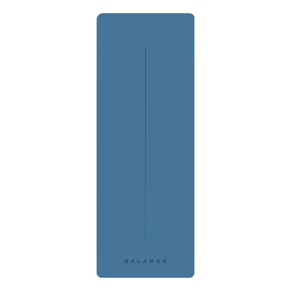 Mørkeblå balanse-yogamatte