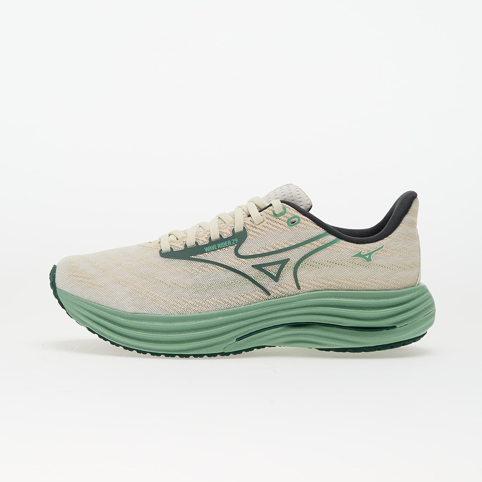 Sneakers Mizuno Wave Rider 29 (M) White- Bistro Green- Creme de Me EUR 44