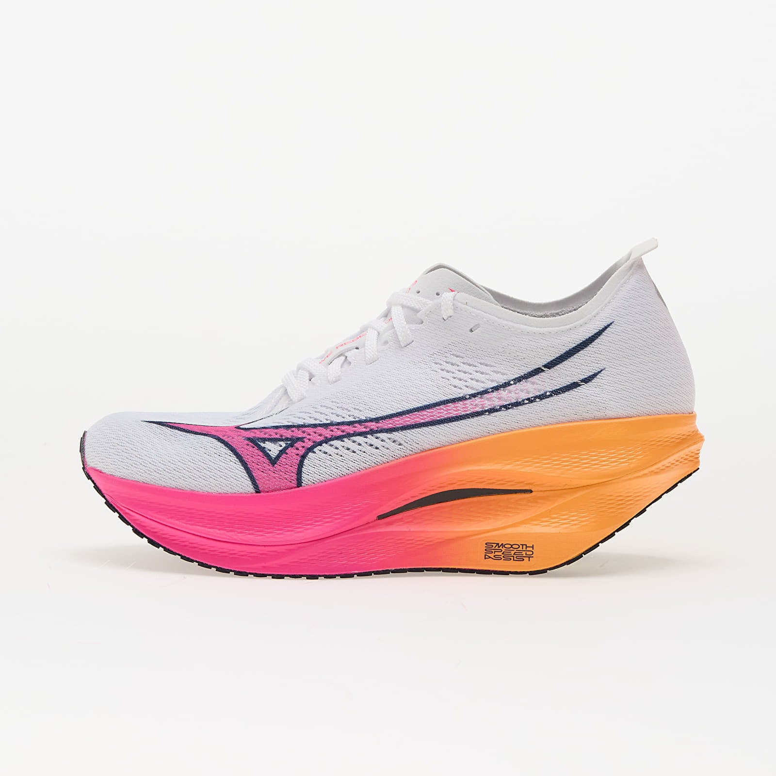 Sneakers Mizuno Wave Rebellion Pro 3 White- Pink Tetra- Tang Orange EUR 41