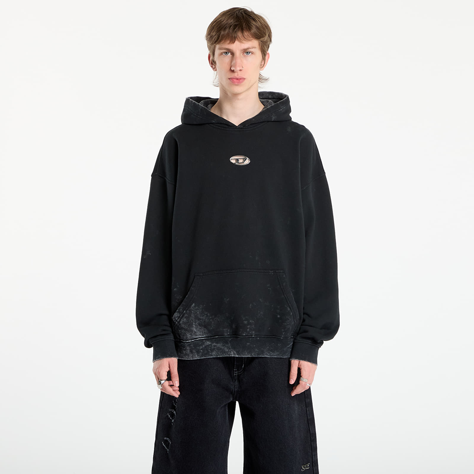 Verryttelypaita Diesel S-Boxt-Hood-T10 Sweat-Shirt Black S