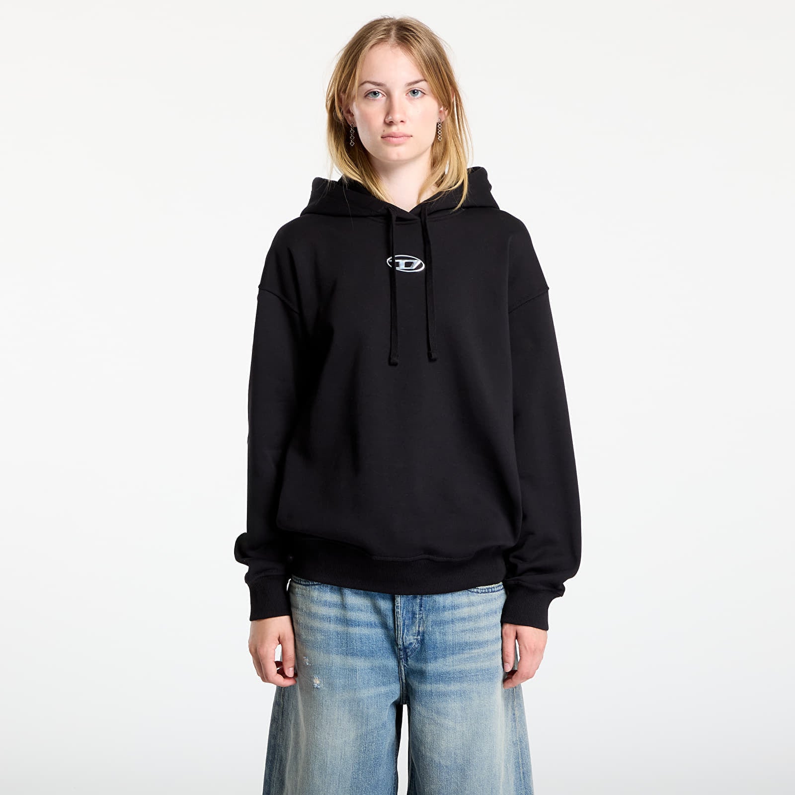 Collegepaita Diesel F-Buxt-Hood-Od Sweat-Shirt Black XS