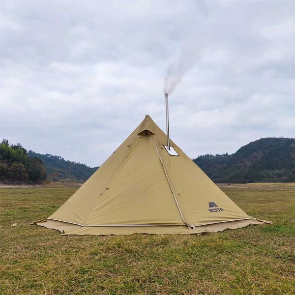 4-6 Peop Tipi Hot Tent with Stove Jack 400PRO Cam Pyid Teepee Tent for Cam packing HikingXJ241217