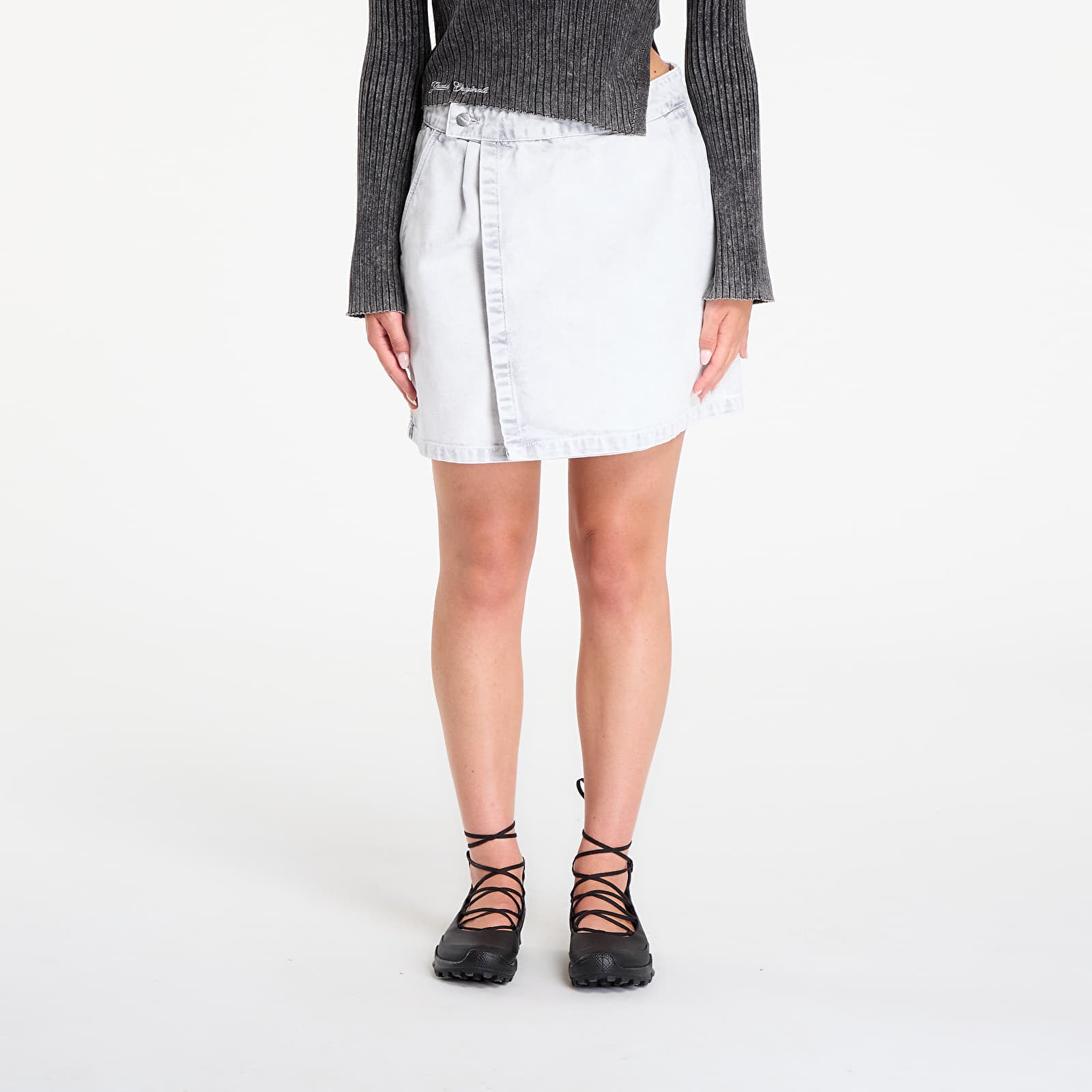 Carhartt WIP W' Emery Skirt Black Chalk Wash L