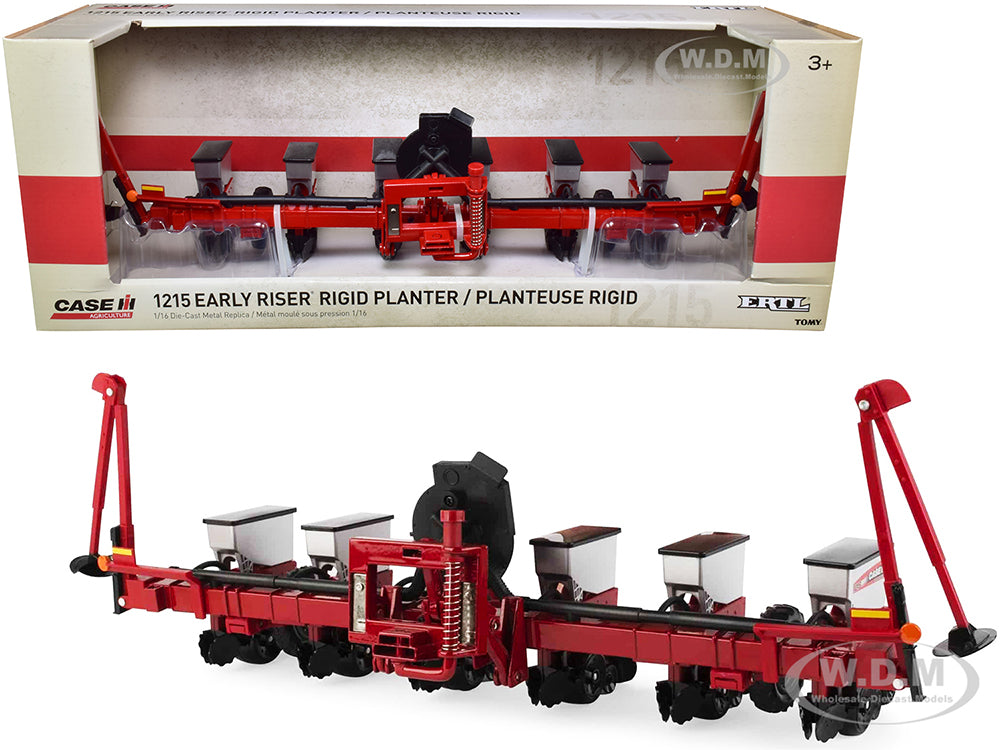 Case IH 1215 Early Riser Rigid Six Row Mounted Planter "Case IH Agriculture" 1-16 Diecast Model by ERTL TOMY
