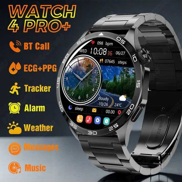 2024 new smartwatch mens watch 4 Pro+1.50 inch high-definition Sn call electrocardiogram rate health monitoring smartwatch Y241114