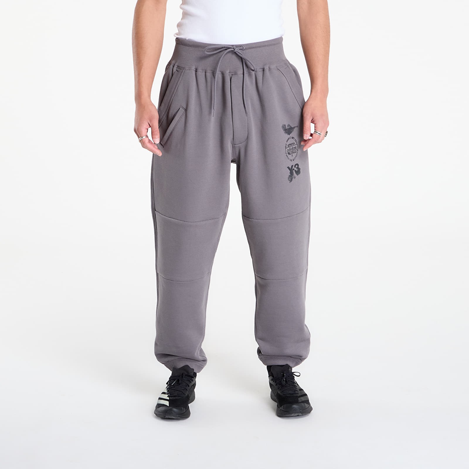 Byxor Y-3 M Track Pant Granite L