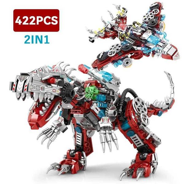 2IN1 Jurassic Machinery Indonesia Rex Dinosaur World Model Building Blocks City Fighter Dinosaur Park Building Blocks Childrens Toys CL24082