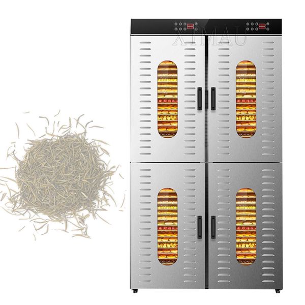 220V Stainless Steel Dried Food Dehydrator Fruit Vegetable Snacks Dehydration Air Dryer Meat Drying Machine