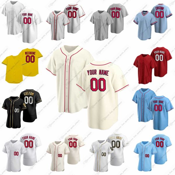 2023 Custom Molina Baseball Jerseys Molina Arenado Goldschmidt Musial DeJong Smith Cabrera Flaherty Gallegos Helsley Hicks Matz Montgomery R