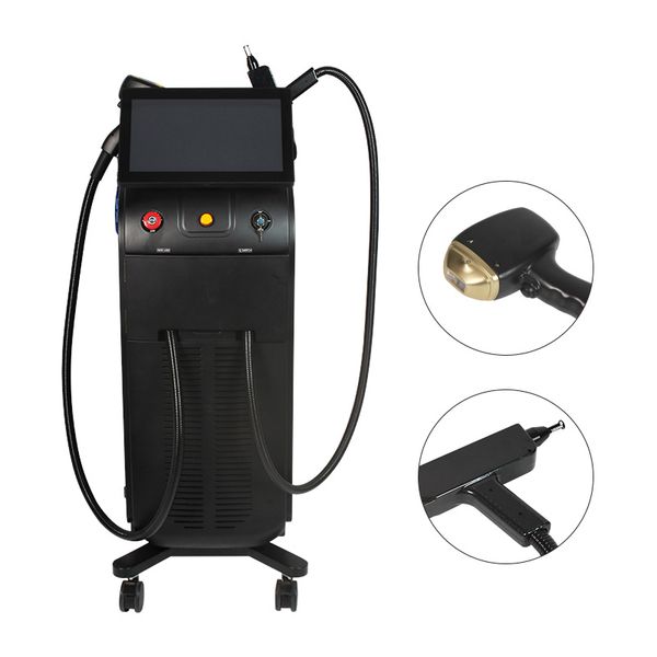 2 in 1 Pico Picosecond Laser Tattoo Removal Q Switched Nd Yag Laser 808nm Hair Removal Machines