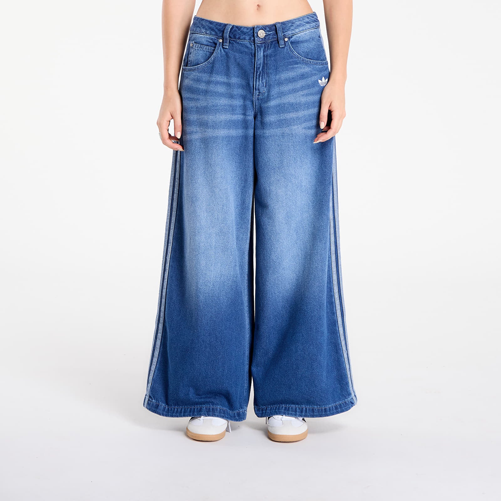 Farkut adidas Adicolor Denim Adilenium Wide Pant Indigo Denim 27-30