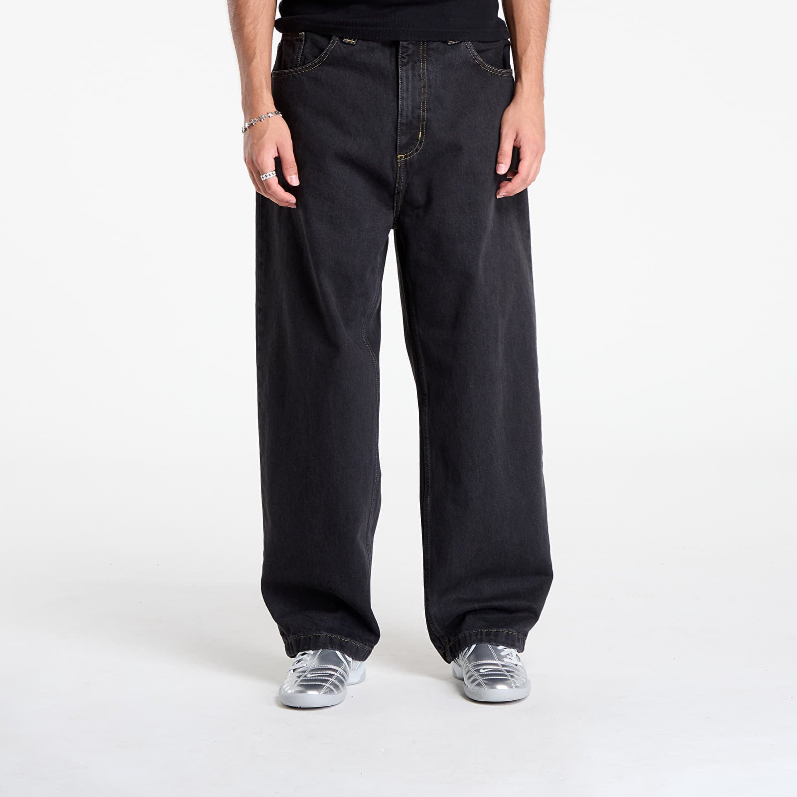 Farkut Carhartt WIP Brandon Pant Black Stone Washed M