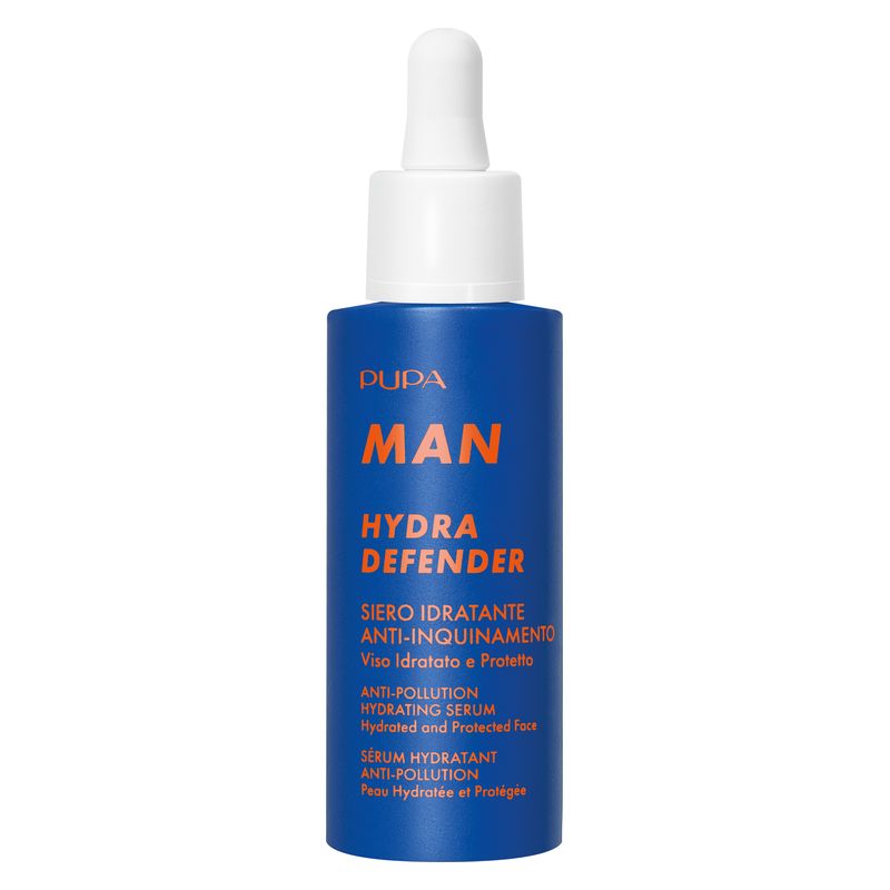 Pupa Idra Defender Men - Fuktighetsgivende anti-forurensningsserum - hydrert og beskyttet ansikt 30 ml