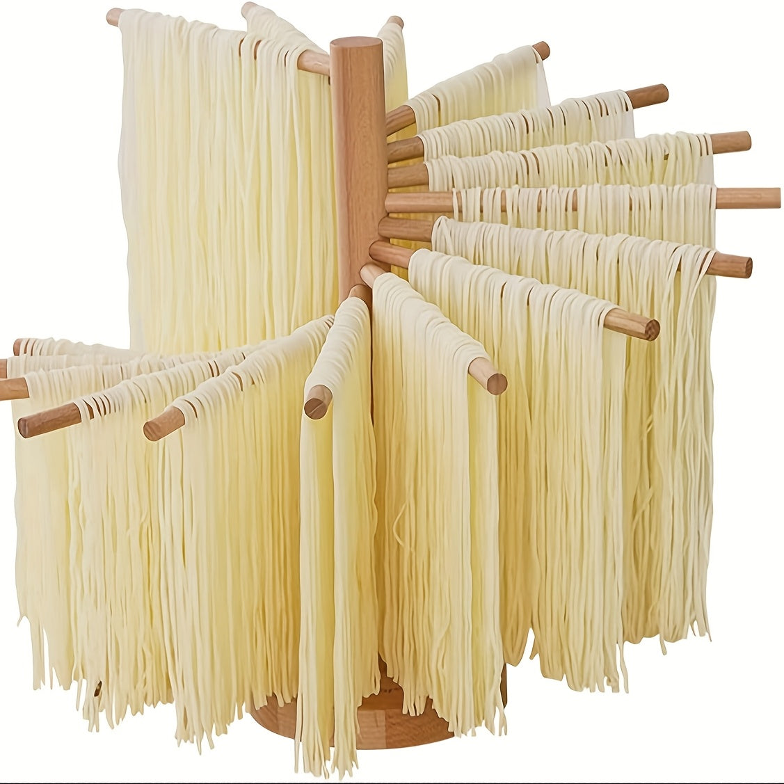 TEMU Household Pasta Drying Rack With 16 Hooks - A Conveniently Installed Drying And Storage Stand
