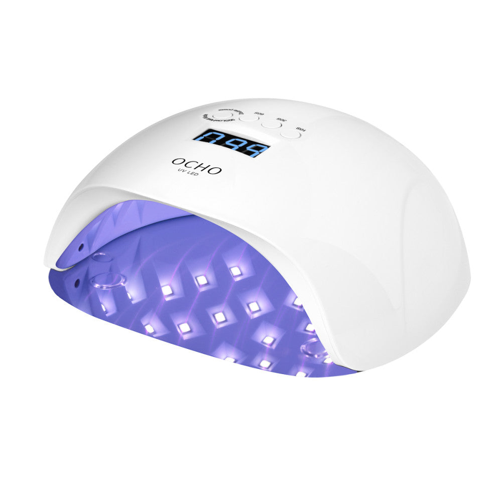 UV LED Lamp Ocho Nails X13 65W White With Mirrored Background