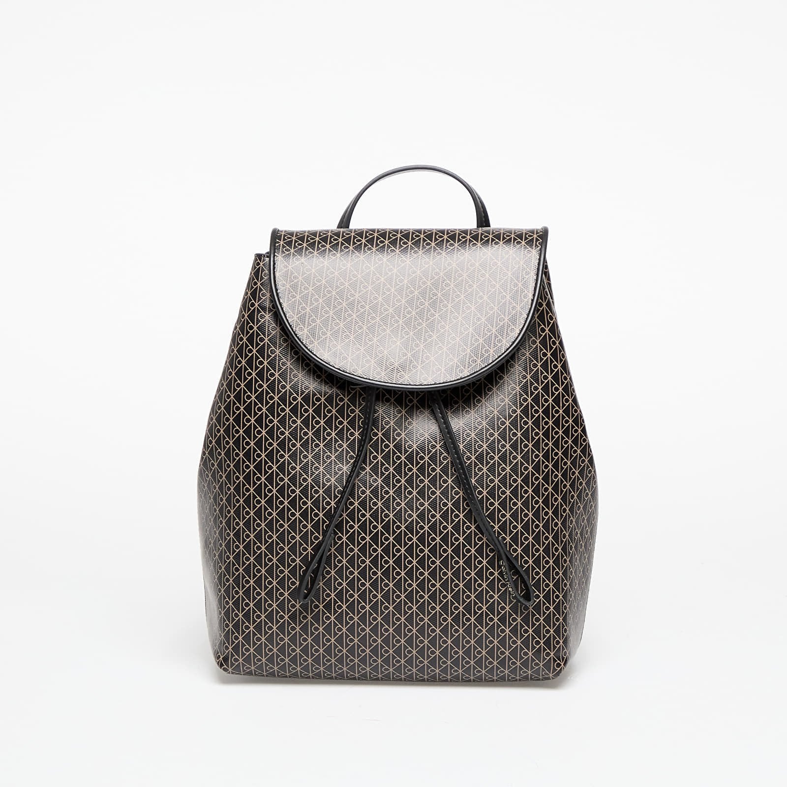 Rygsæk Calvin Klein Emblem Aop Flap Backpack Black Universal