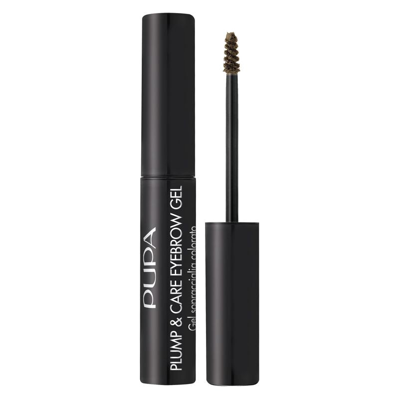 Pupa Plump & Care Colored Eyebrow Gel With Fortifying Treatment 003 - Mörkbrun