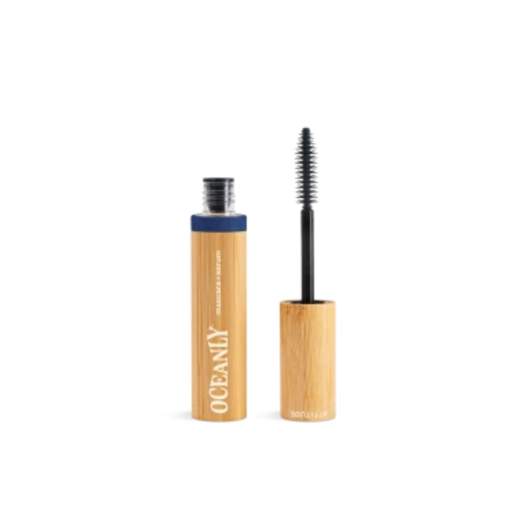 Attitude Oceanly Mascara 2 i 1 med nærende serum (Mascara + Serum) 7 g - Nuance: Blå