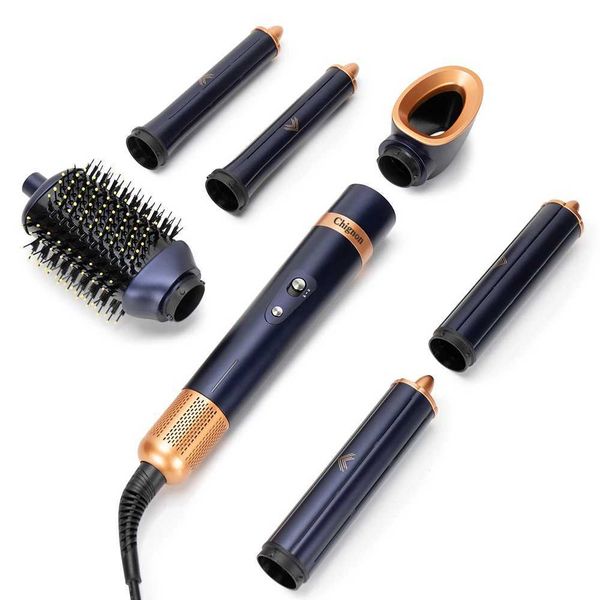 6-in-1 Negative Ion Dryer Multi-Styler Waver Styler Curler Auto-Wrap Curlers Hair Straighteners Blow DryerXJ241021