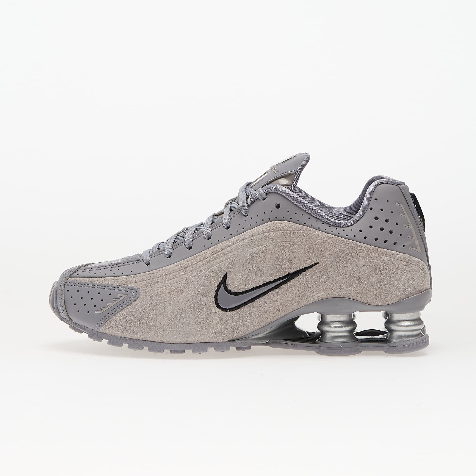 Sneakers Nike W Shox R4 Cement Grey- Black-College Grey-Mtlc Silver EUR 44