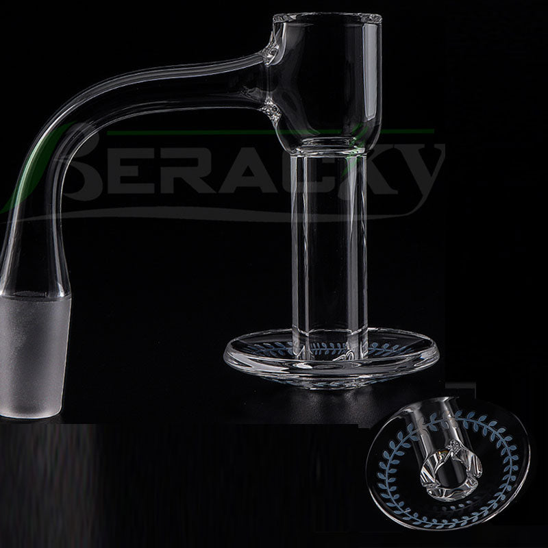 Beracky Full Weld Smoking Terp Slurper Quartz Banger 20mmOD Blender Fully Welded Beveled Edge Heady Quartz Nails For Glass Water Bongs Dab Rigs Pipe