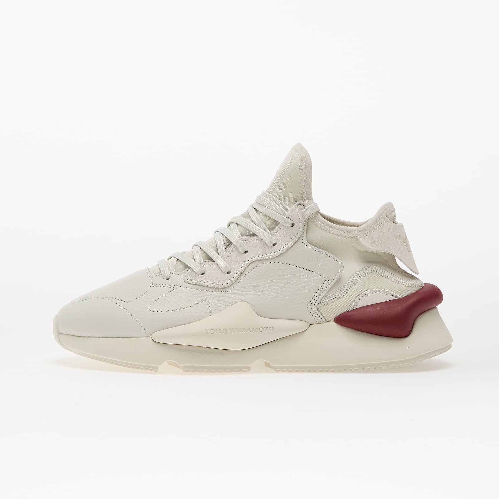 Sneakers Y-3 Kaiwa Orbit Grey- Orbit Grey- Collegiate Burgundy EUR 45 1-3
