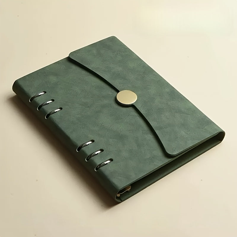 TEMU A5 80g Beige Paper, Detachable And Replaceable Paper, Notebook, Student Notebook, 100 Sheets 200 Pages, Metal Wire Binding, High-end And