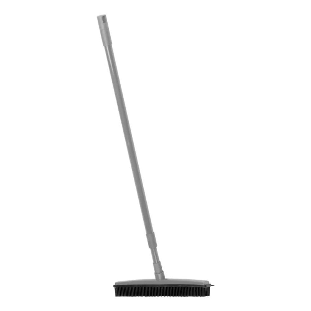 Activeshop Rubber Hairdresser's Broom with Gray Telescopic Rod