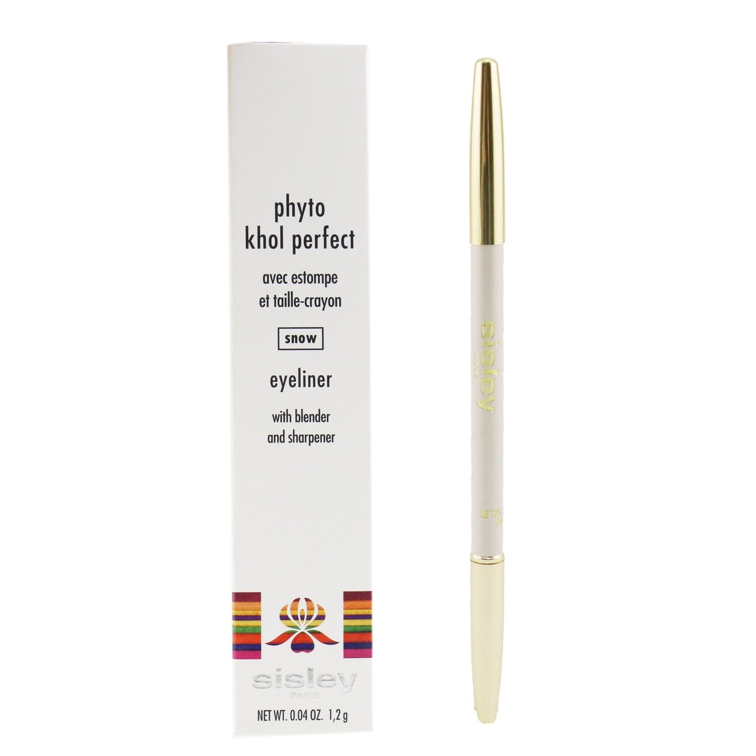 Phyto Khol Perfect Eyeliner With Blender And Sharpener - Snow