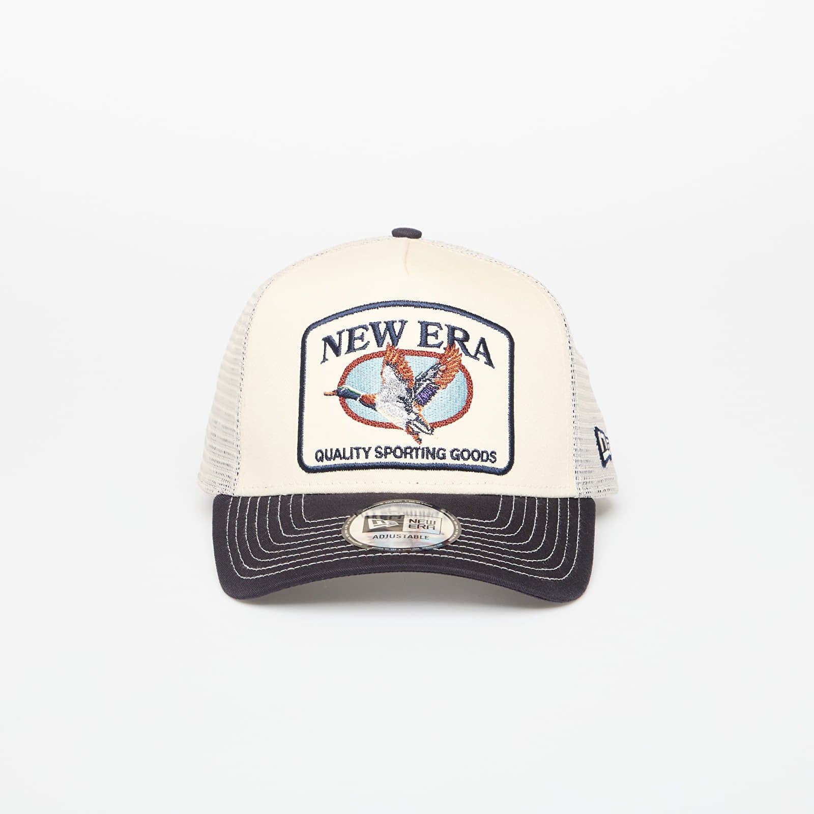 Hette New Era 9FORTY Af Trucker Animal Patch Navy- Light Cream Universal