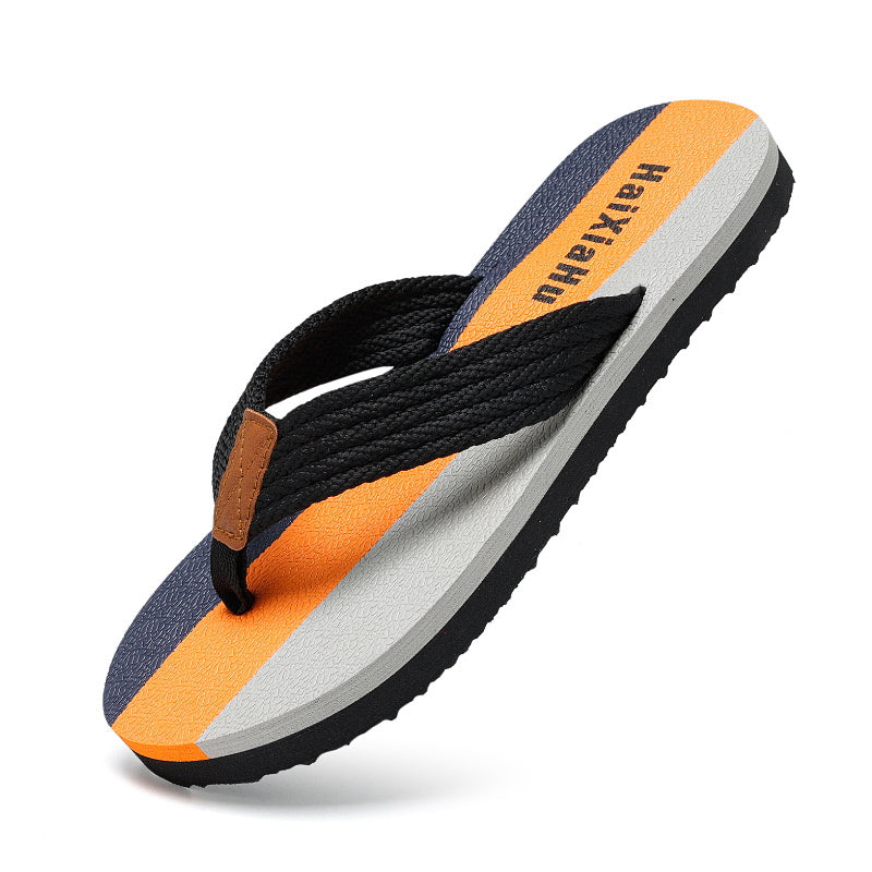 Fashion Summer Men Flip-flops Indoor Slippers Outdoor Beach Sandals Comfortable Men Casual Shoes Men Home Flip Flops Footwear