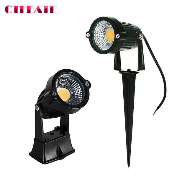 LED COB Garden Light 5W 7W 10W 15W Outdoor Peak Lawn Light Waterproof Garden Road Spotlight AC110V 220V DC12V 24V X241102