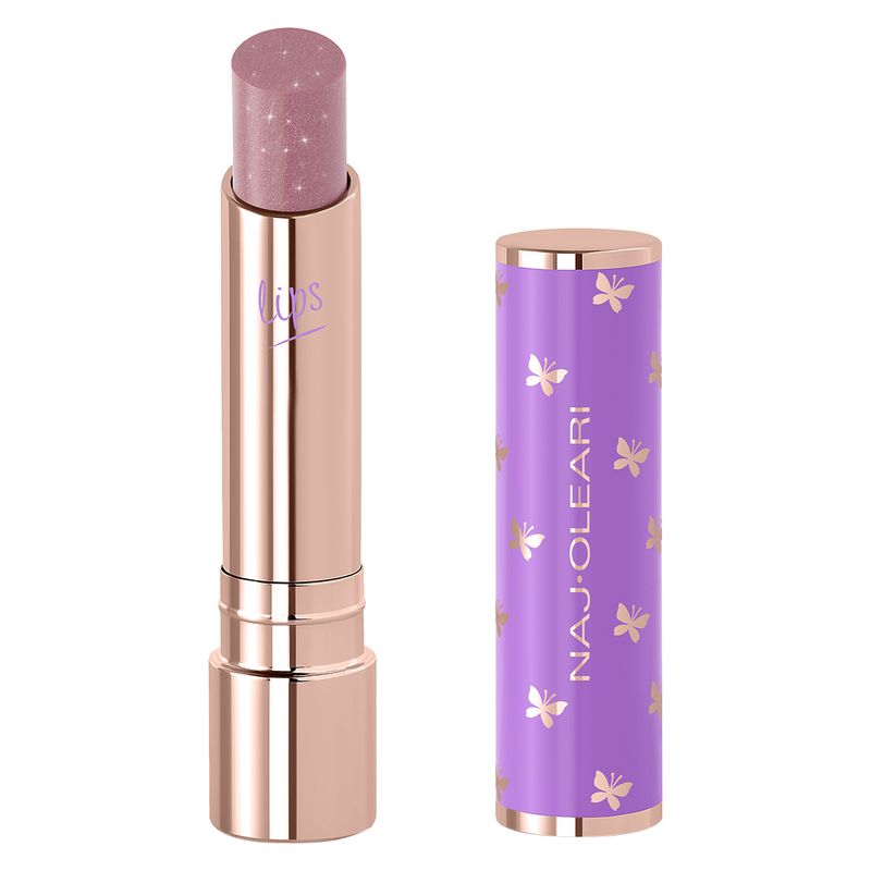 Naj·Oleari Shine On Stylo – Volumengebender Lipgloss im Stick 02 – Pink Mauve
