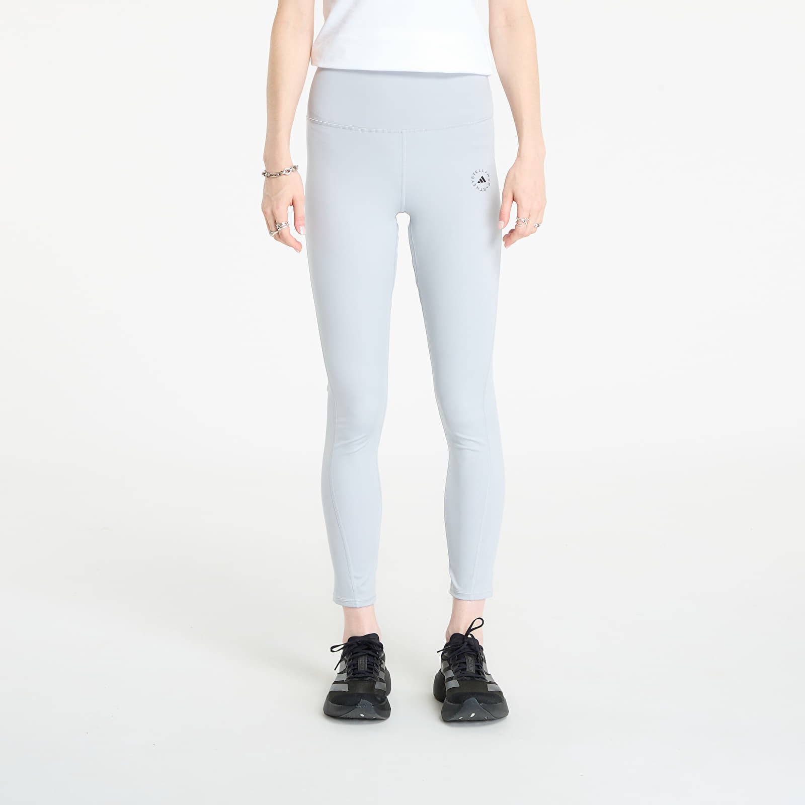 Byxor adidas By Stella McCartney Yoga 7-8 Leggings Clear Onix M