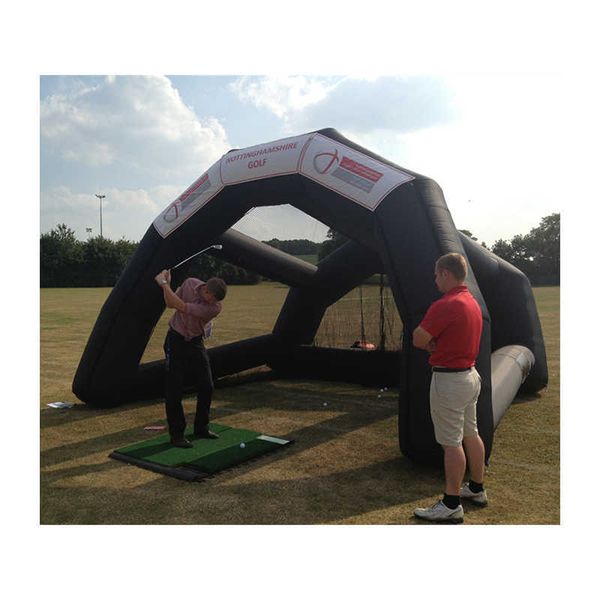Best PVC vinyl inflatable golf net inflatable golf tent for sale