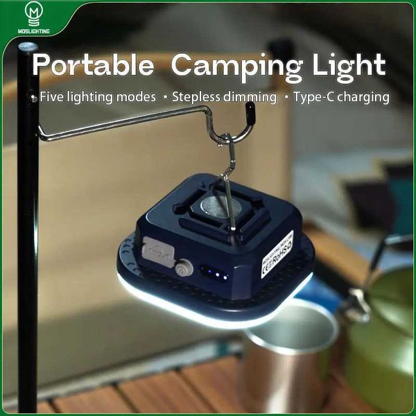 MOSLIGHT 30W Outdoor Cam Light 50W Portable Fast Charging D Ceiling Tent Battery Light Home Emergency Light M241121