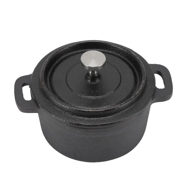 Cast Iron Pot Dutch Oven with Lid Double Traditional Thickened Cooker with Handle for Slow Cooking Barbecue Pasta Kitchen Tool 240815