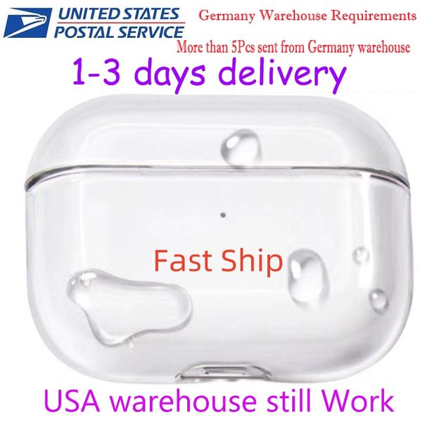 USA Stock For Apple 4 pro 2 3rd Accessories Protective Cover Headphone Silicone Case HEAD